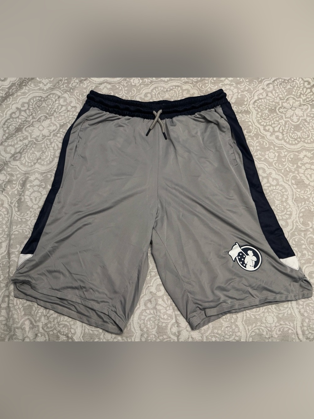 Baseballism Rake Mesh Shorts Men’s XXL Gray Black Baseball Athletic